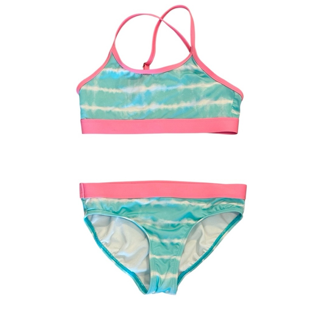 Lands' End Kids Bikini - Pink and Blue